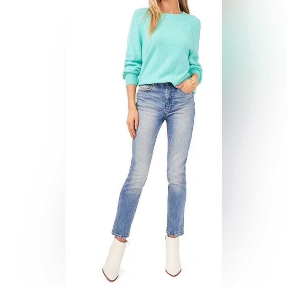 Vince Camuto Mint Green Crewneck Sweater - Picture 3 of 11